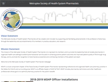 Tablet Screenshot of mshptx.org